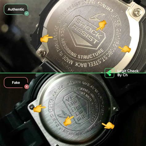 how to spot a fake casio g shock watch|g shock watch identification check.